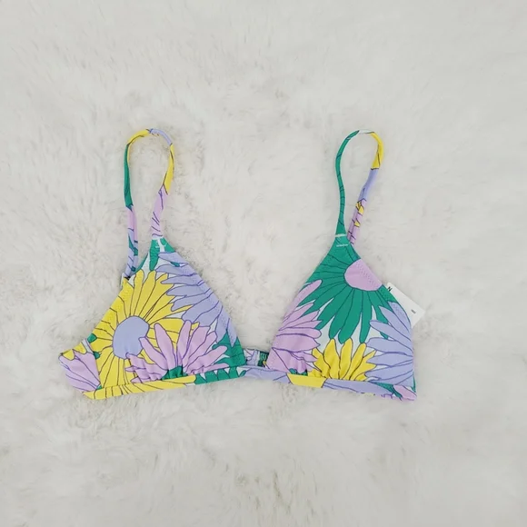 🐠AERIE TRIANGLE BIKINI TOP SIZE S - Picture 5 of 8